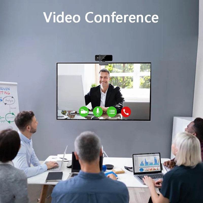 Webcam USB 4K – Cameră Web Full HD 1080P cu Autofocus - Venduqo