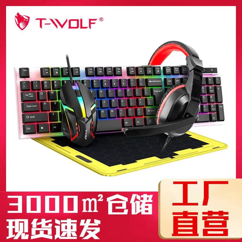 Set Tastatură și Mouse Cablat COcomice - Venduqo