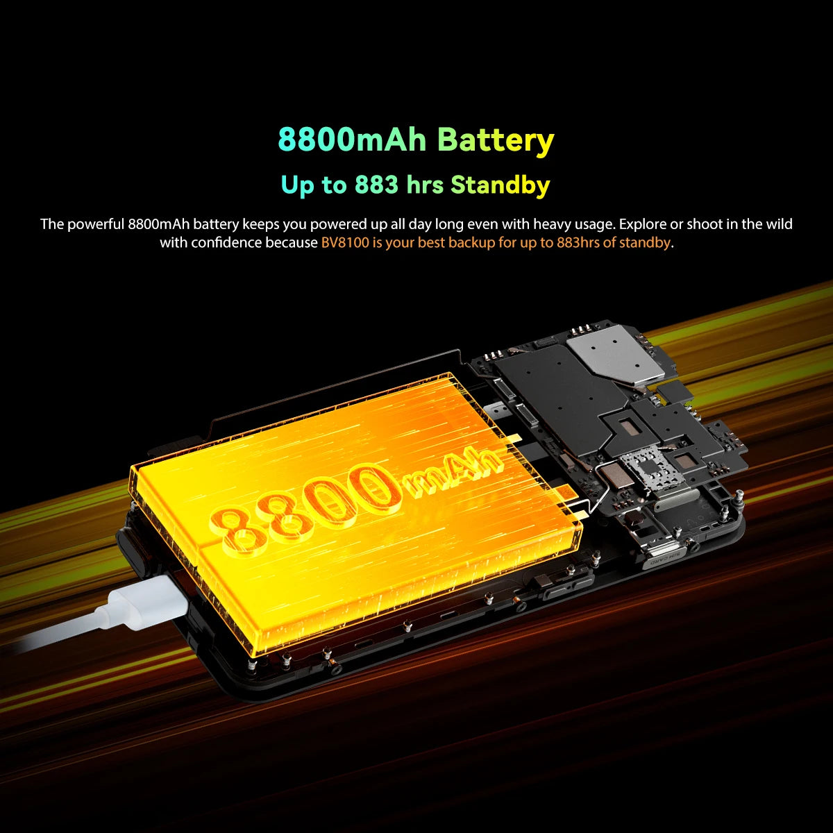 Blackview BV8100 Rugged Smartphone - Helio G99 6.5" Display
