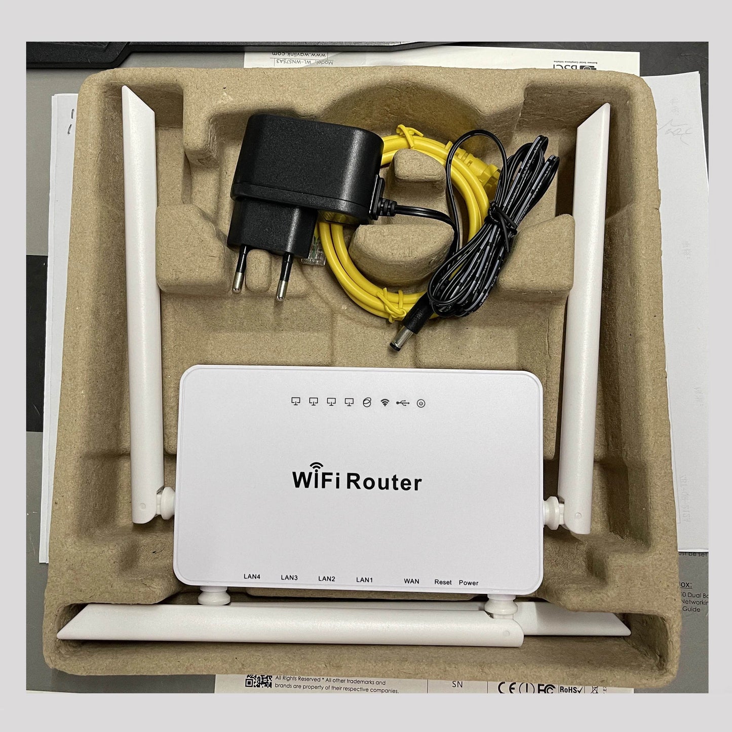 Router WiFi Wireless Cioswi WE1626 300Mbps 4 Antene - Venduqo