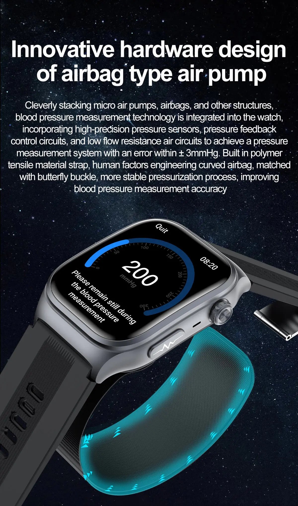 Smart Watch S15 - Health Monitoring & AMOLED Display