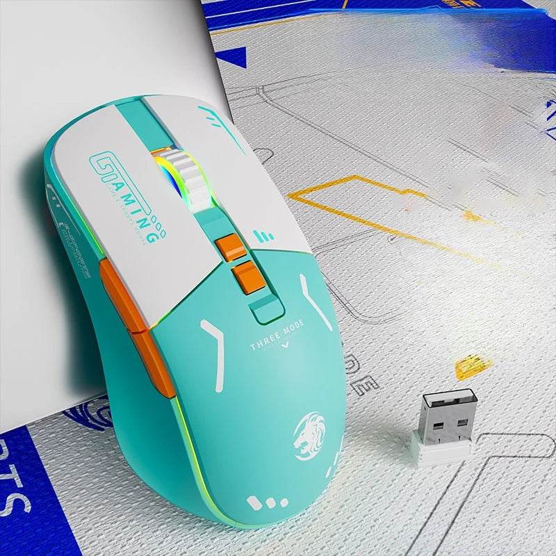 Mouse Wireless Bluetooth G308 pentru Gaming, Birou, Silentios - Venduqo
