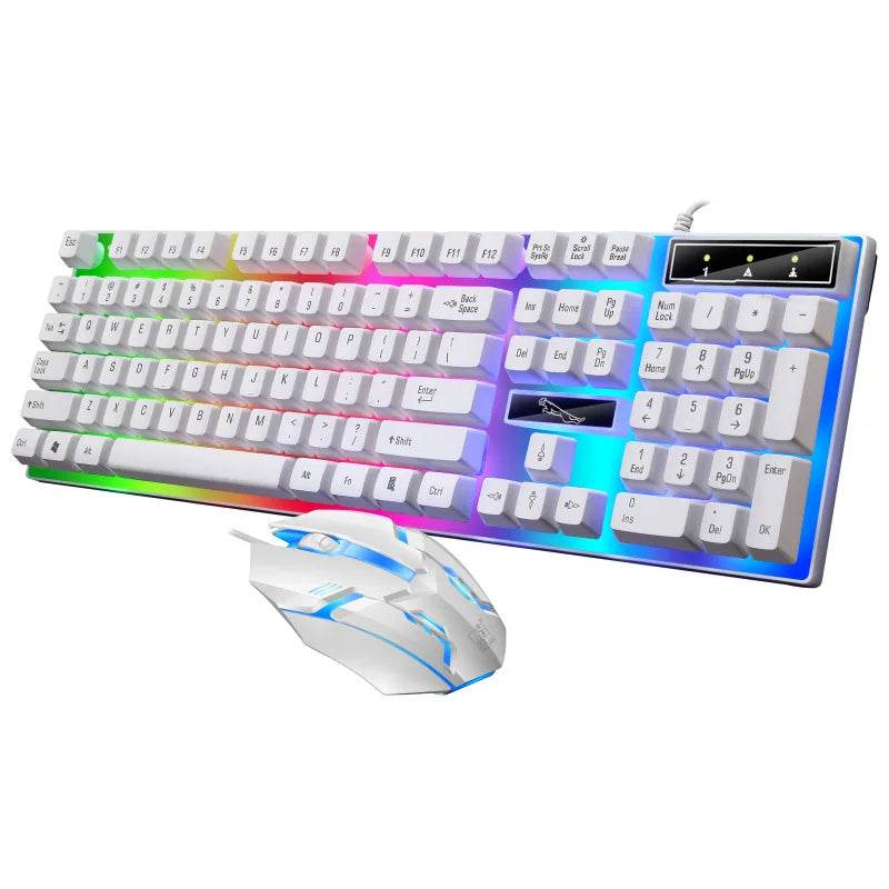 Kit Tastatură și Mouse RGB pentru Gaming - Venduqo