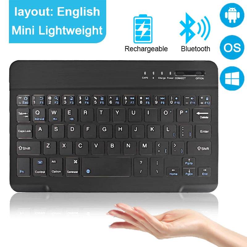 Tastatură Wireless Bluetooth 2.4G cu Mouse Combo pentru MacBook/iPad - Venduqo
