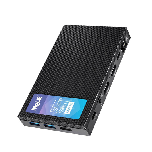 MeLE Fanless N100 Mini PC - Intel Alder Lake 32GB RAM, 512GB SSD