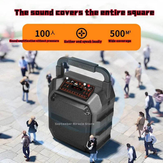 Difuzor portabil Bluetooth 80W cu microfon karaoke - Venduqo