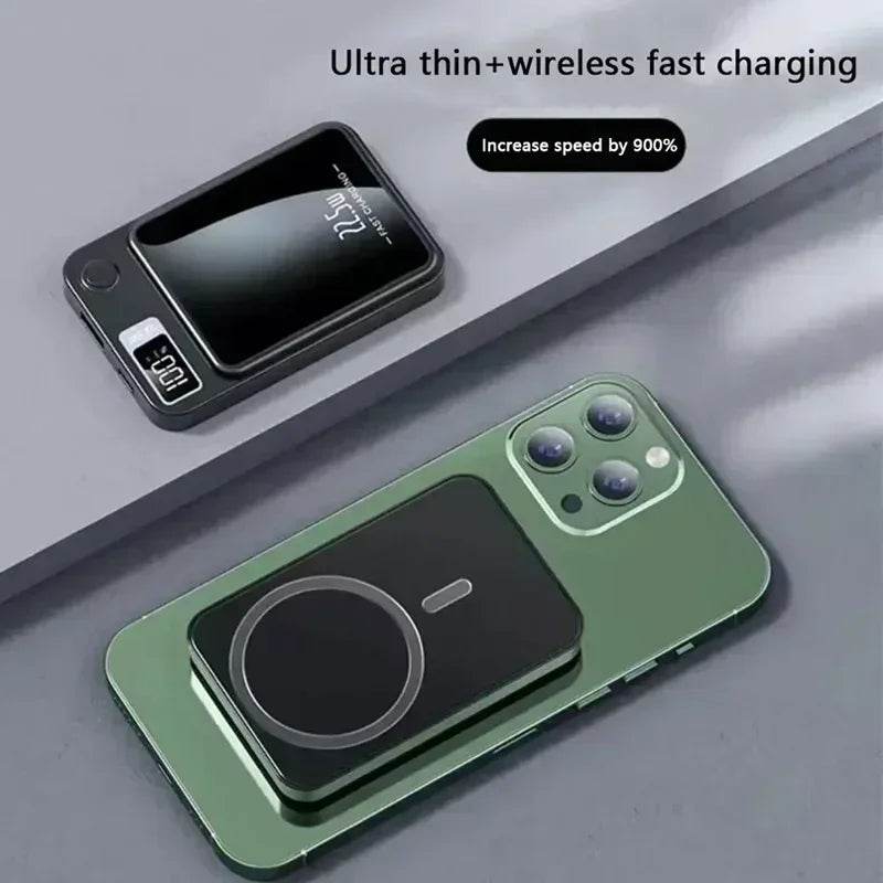 Bancă de alimentare wireless rapidă portabilă 50000mAh pentru iPhone 12/13/14 Pro Max - Venduqo