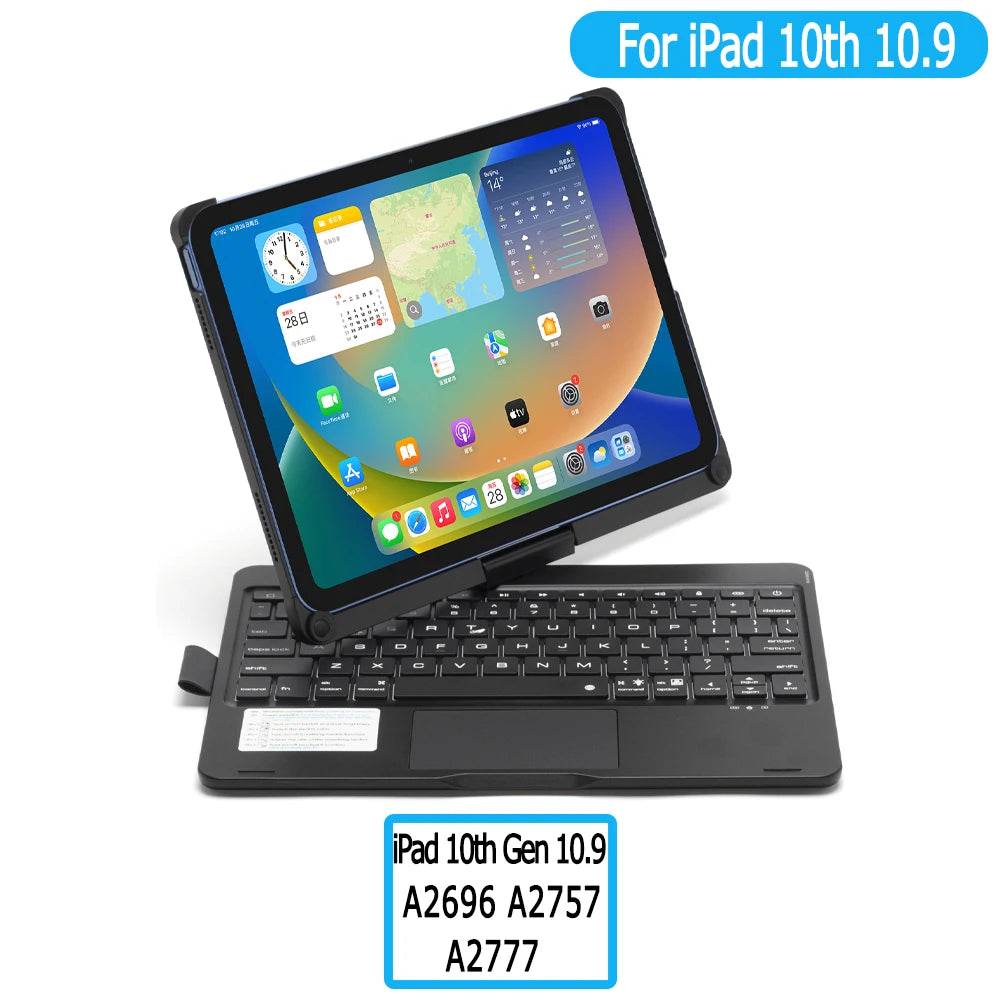 Carcasa cu Tastatură Rotativă pentru iPad 10.2 - 11 - Mini - Venduqo