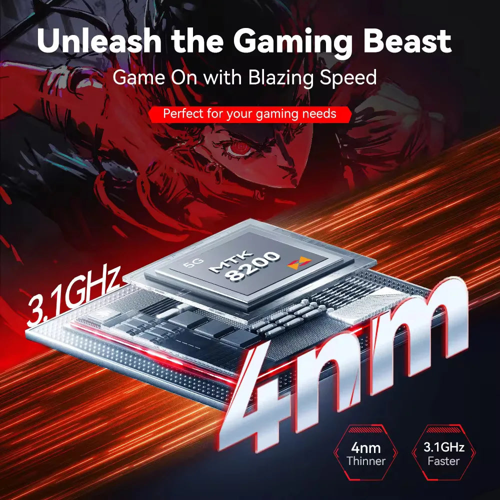 CUBOT MAX 5 - Smartphone 5G cu Ecran 6.95" 144Hz