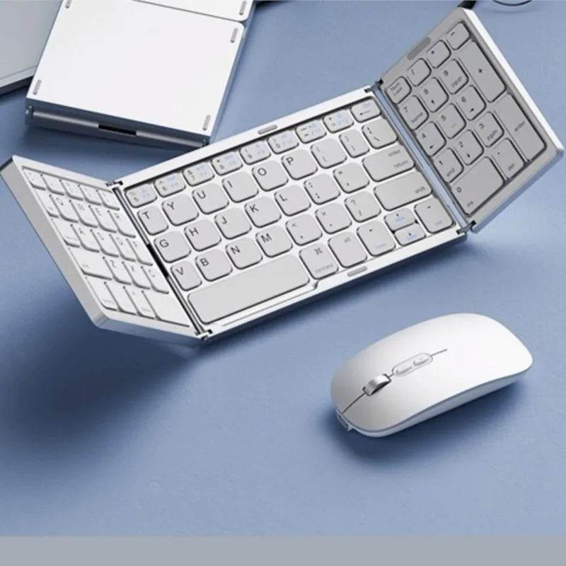 Set Tastatură Portabilă Wireless cu Touchpad pentru Mobil și Tabletă - Venduqo