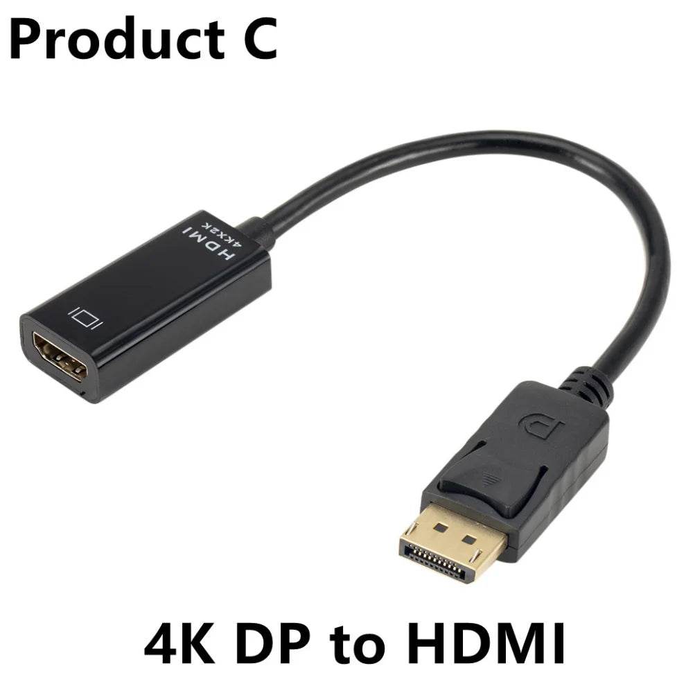 Adaptor DP 4K la HDMI - Converter DisplayPort la HDMI - Venduqo