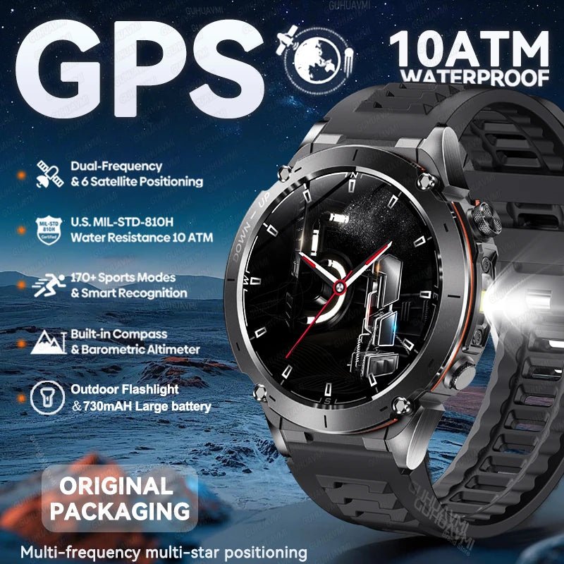 GPS Smartwatch for Adventurers - 1.43" AMOLED Waterproof
