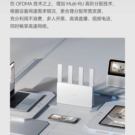 Router Xiaomi BE3600 WiFi 7 Dual-Band Qualcomm - Venduqo