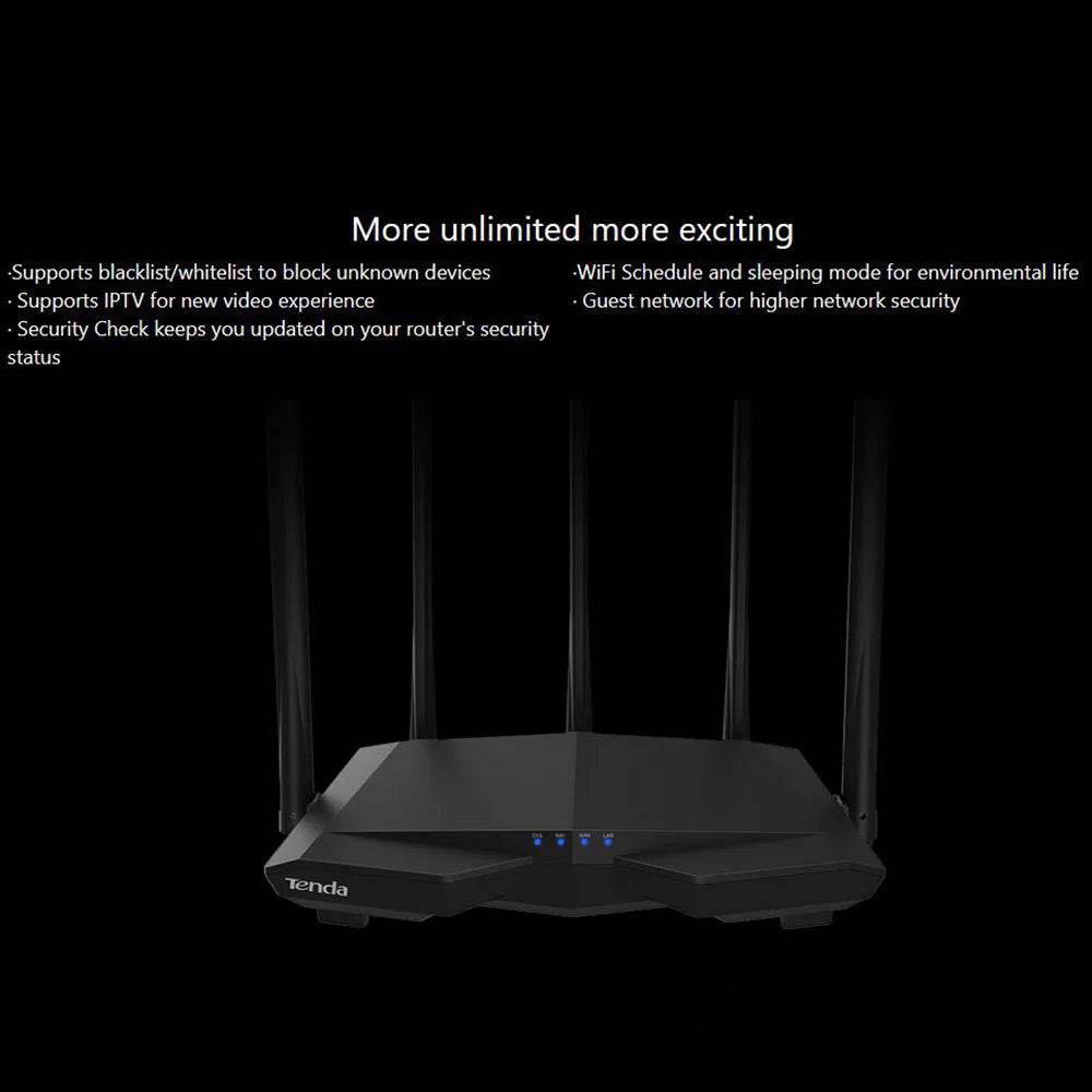 Router Wireless Tenda AC7 Dual Band AC1200 - Venduqo