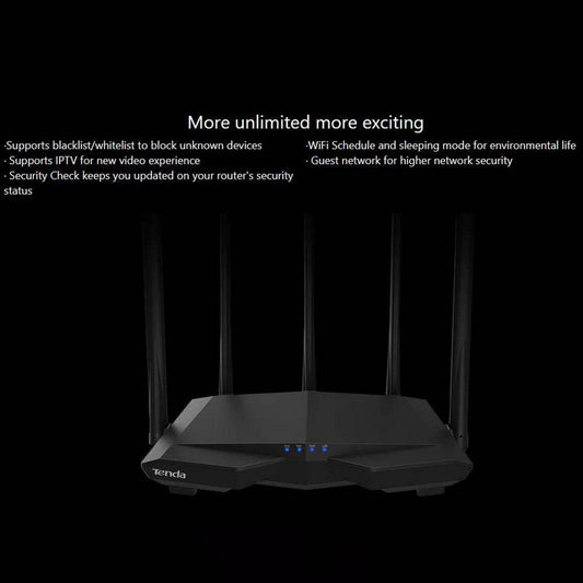 Router Wireless Tenda AC7 Dual Band AC1200 - Venduqo