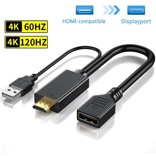 HDMI to DisplayPort 4K HD2.0 Converter Cable