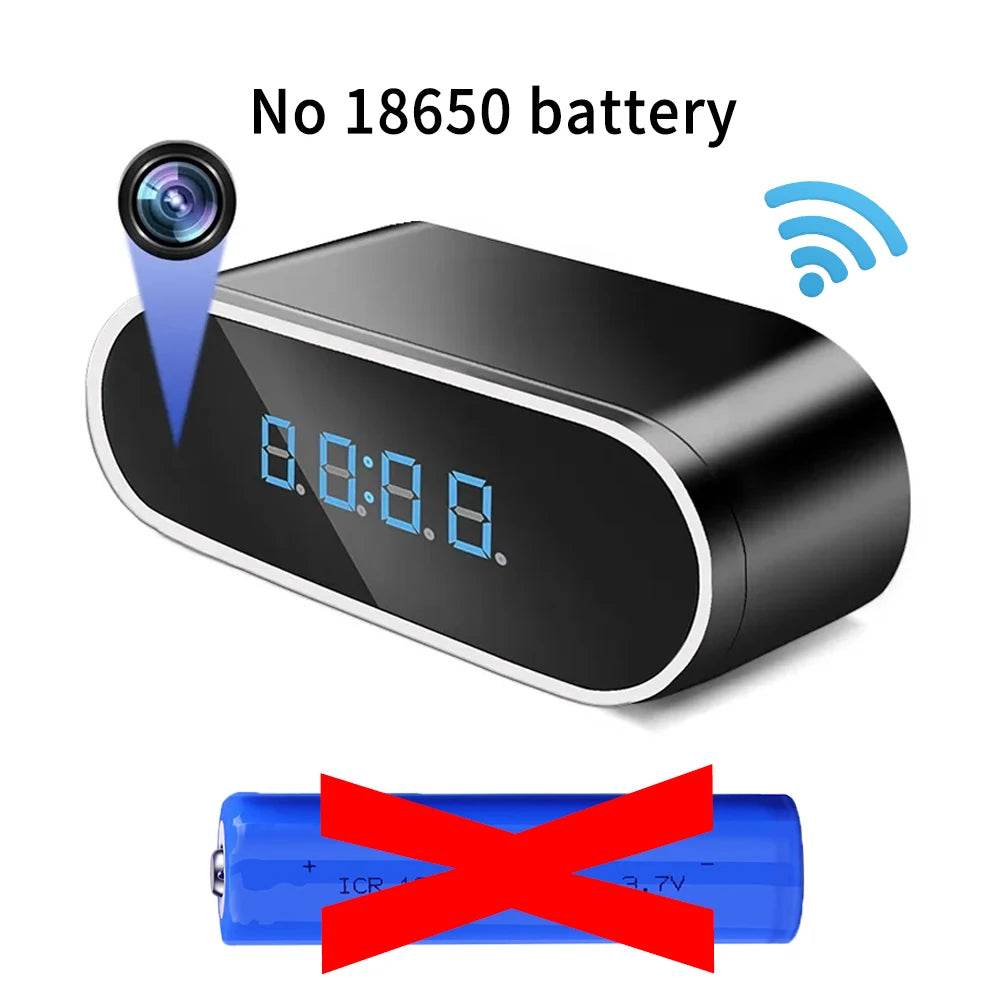 Ceas Mini Camera Wireless 1080P cu Supraveghere Nocturnă IR - Venduqo