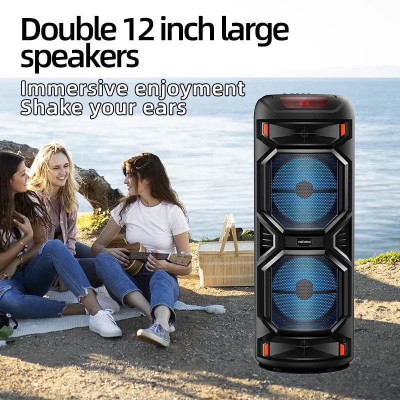 Boxa Bluetooth Portabila 1200W cu Subwoofer de 8 Inch - Venduqo