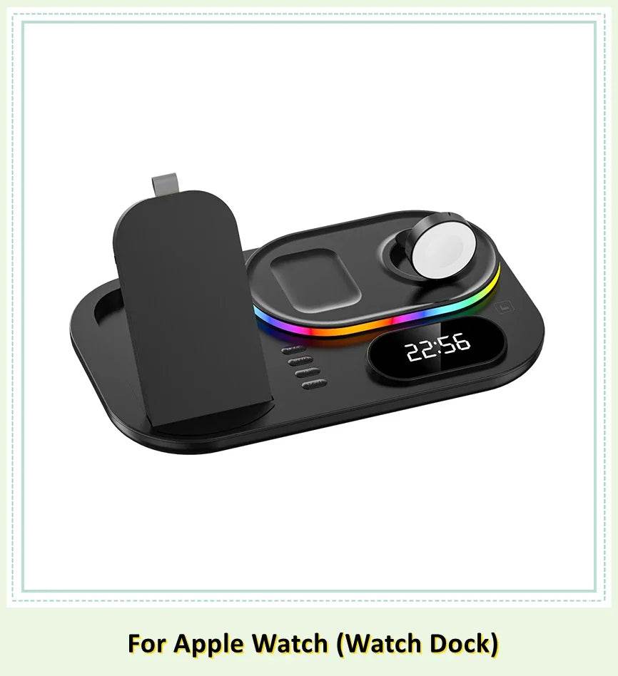 Încărcător Wireless 4 în 1 pentru iPhone și Apple Watch - Venduqo