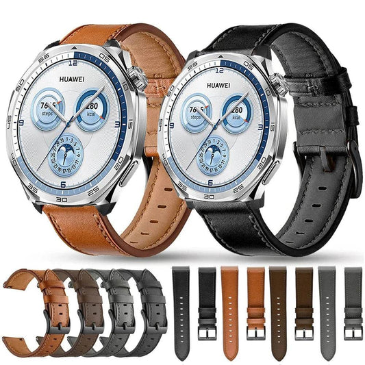 Elegant Leather Strap for Huawei Watch GT 5 46mm