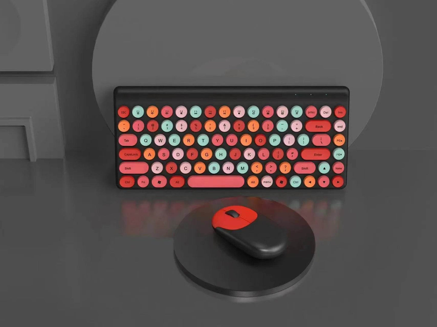 Set Tastatură și Mouse Wireless Retro Mini pentru Laptop - Venduqo