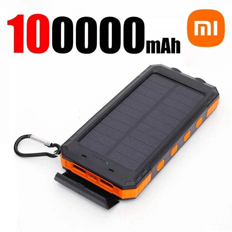 Power Bank Solar Xiaomi 200000mAh cu Lampa LED - Venduqo