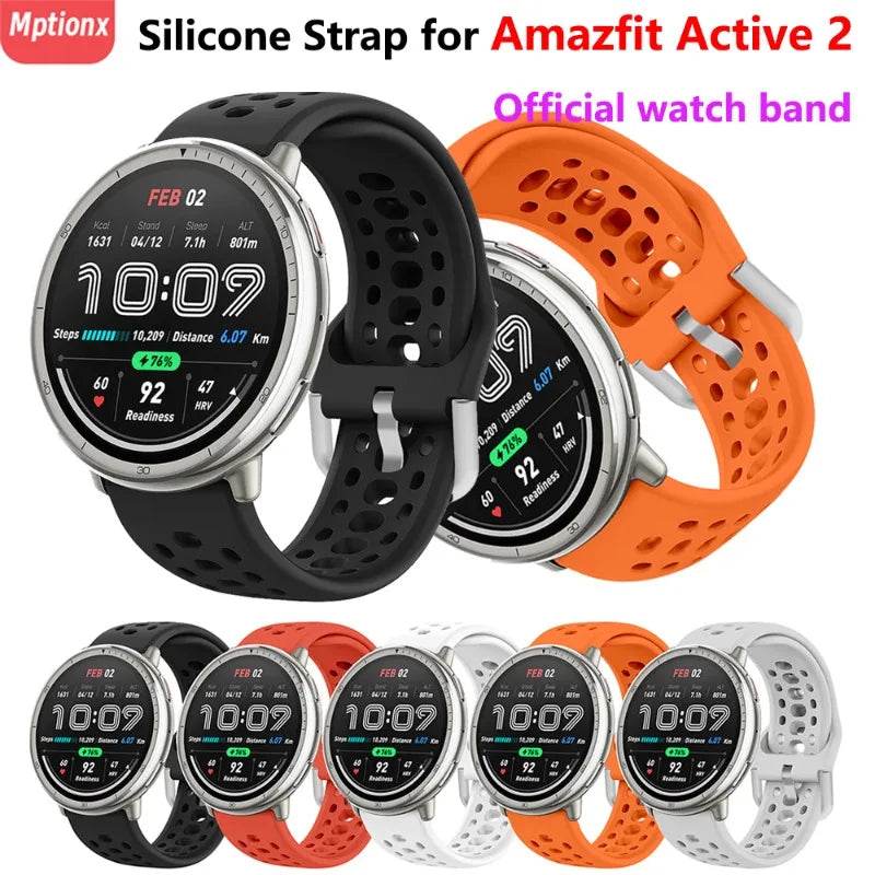 Brățară din Silicon pentru Amazfit Active 2 - Brățară Sport Breathing - Venduqo