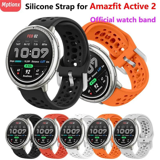 Silicone Band for Amazfit Active 2 - Sporty Breathing Band