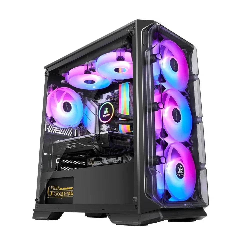 Carcasa Mini Gaming PC Alb ITX din Aluminiu 0.7mm - Venduqo