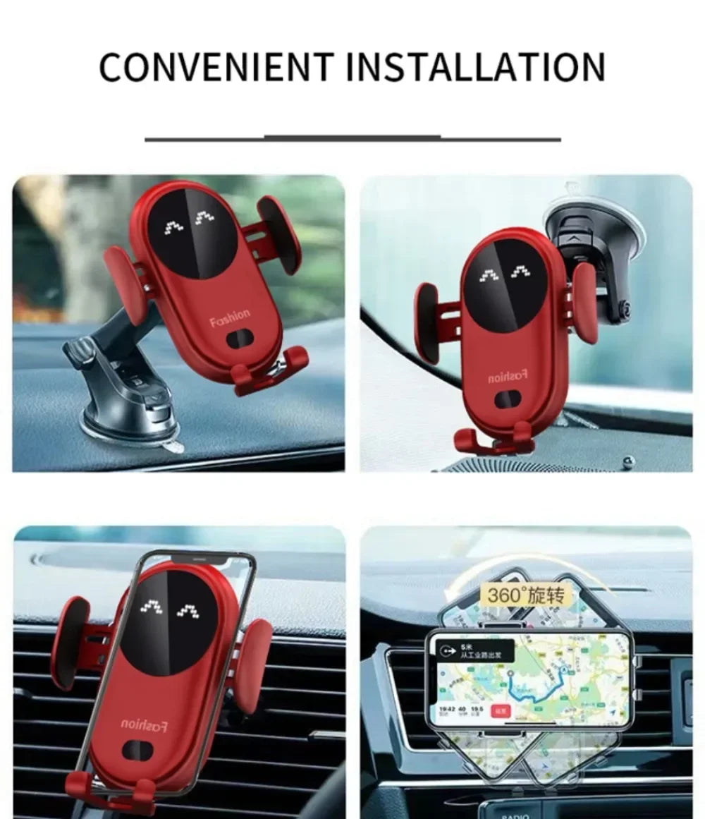 30W Fast Wireless Car Charger for Phone