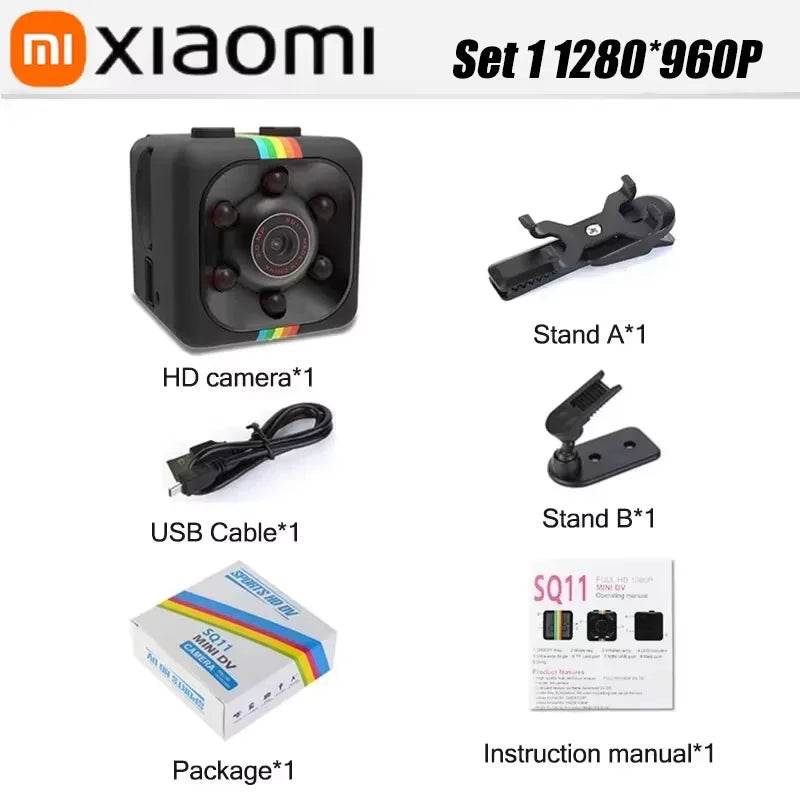 Cameră Mini Xiaomi 1080P Wifi - Video HD, Detector de Mișcare, Viziune Nocturnă - Venduqo