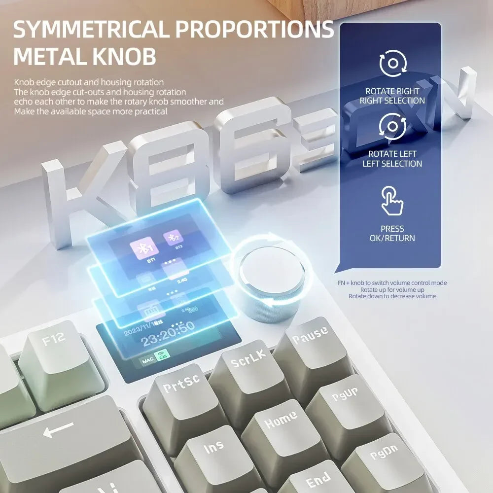 Attack Shark K86 Tastatură Mecanică Wireless 75%