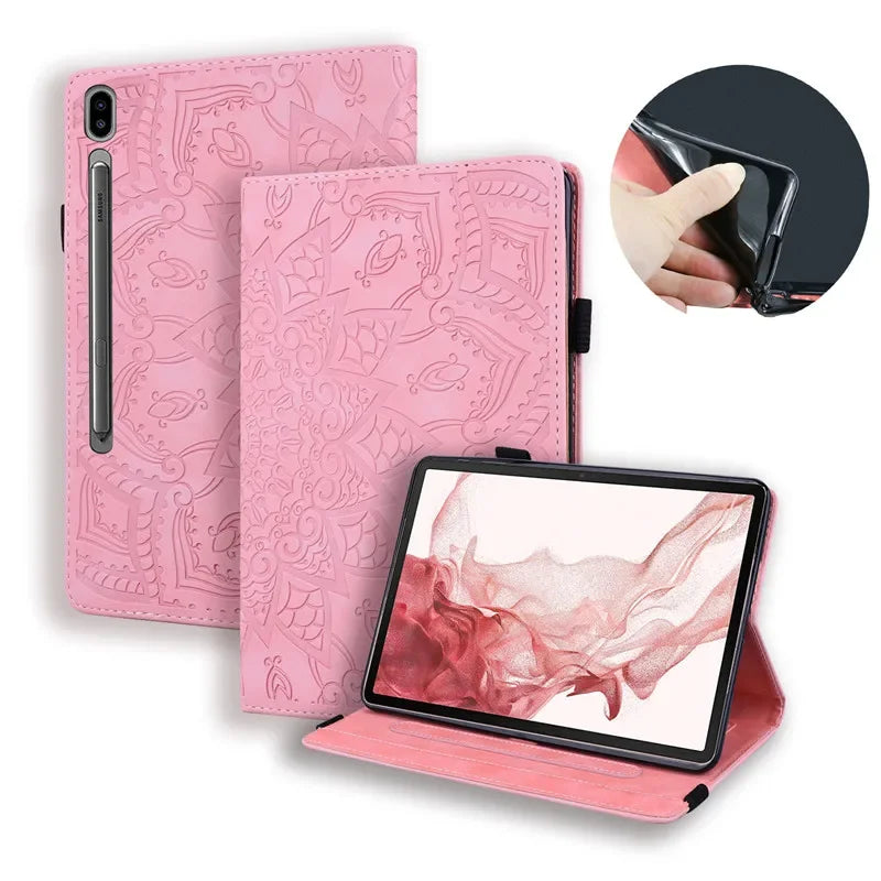 Samsung Galaxy Tab S9 FE 10.9" 3D Flower Cat Case
