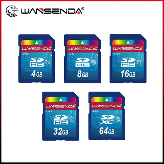 Wansenda High-Performance SD Cards - 4GB to 64GB