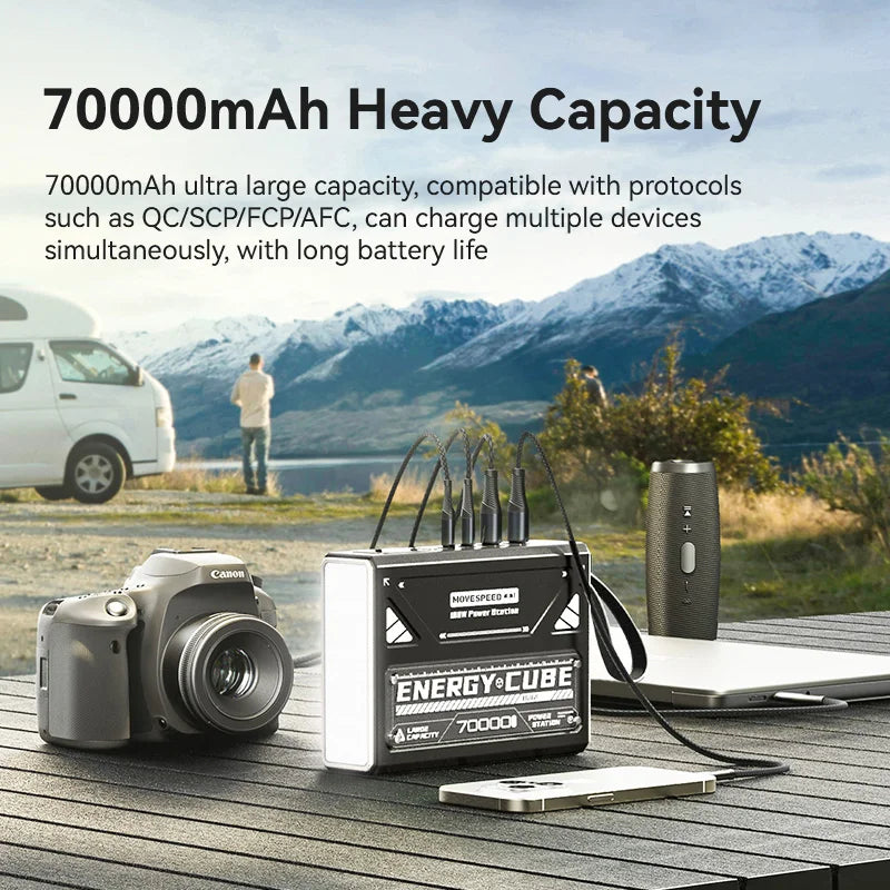 Baterie Externă MOVESPEED Z70 Pro 70000mAh Fast Charge