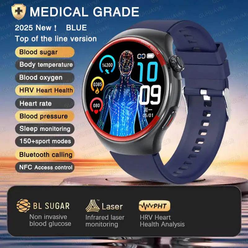 Ceas Inteligent Medical pentru Barbati - Monitorizare Sanatate Non-invaziva - Venduqo