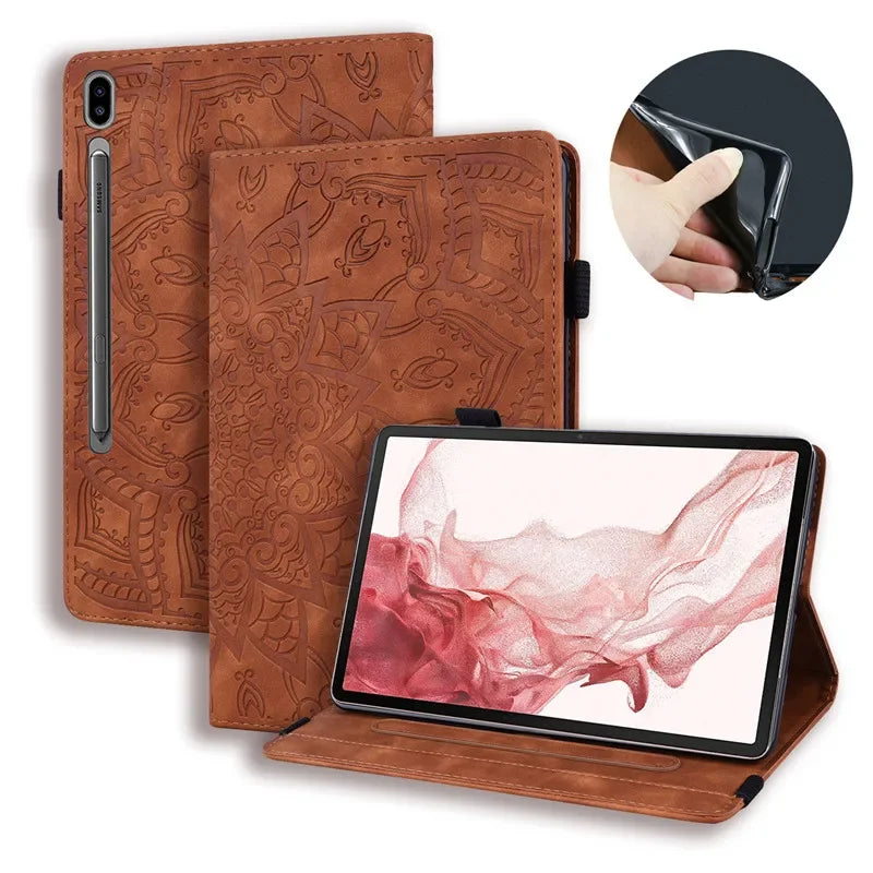 Samsung Galaxy Tab S9 FE 10.9" 3D Flower Cat Case