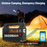 Solar Generator Kit with LED Lights for Reliable Emergency Power