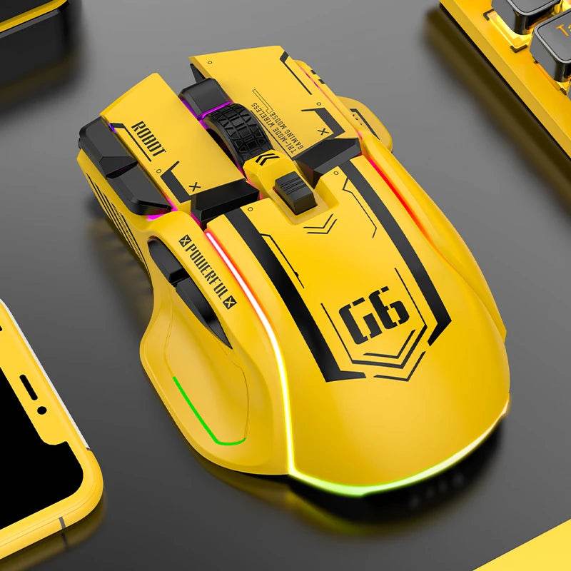 Mouse Gaming Wireless RGB Bluetooth 2.4G 12 Butoane - Venduqo