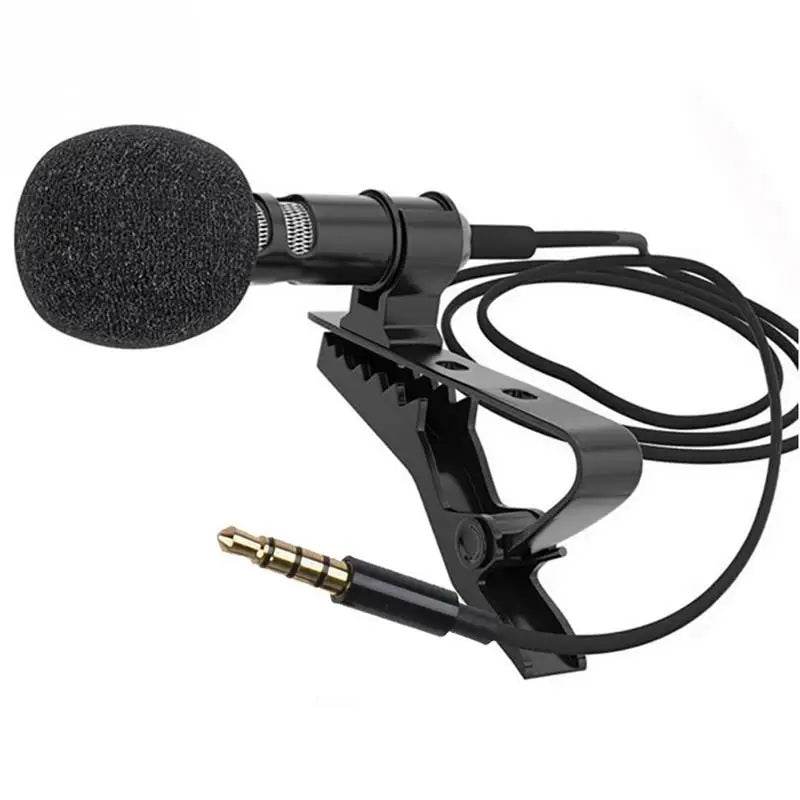 3.5mm Clip-On Lavalier Microphone for Clear Audio