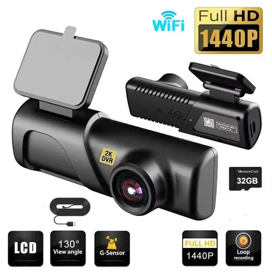 Czsky 2K 1440P HD Dash Cam cu WiFi pentru Mașină - Venduqo