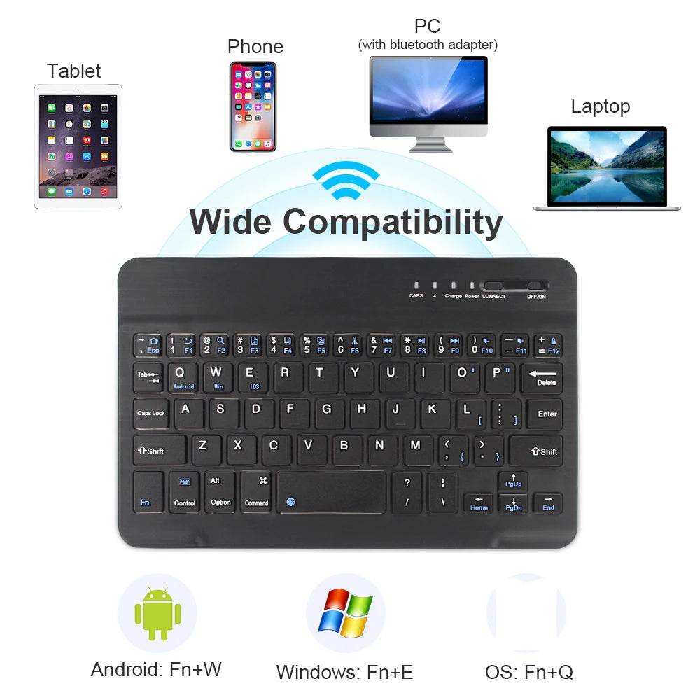 Tastatură Wireless Bluetooth 2.4G cu Mouse Combo pentru MacBook/iPad - Venduqo