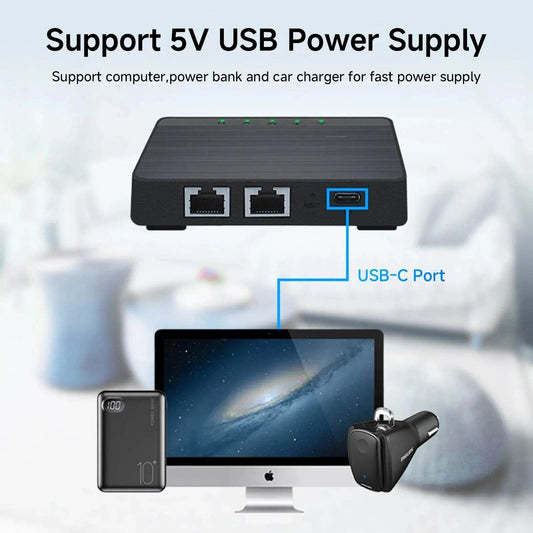 Router Mini Box 4G LTE cu WiFi și Amplificator pentru Mașină - Venduqo