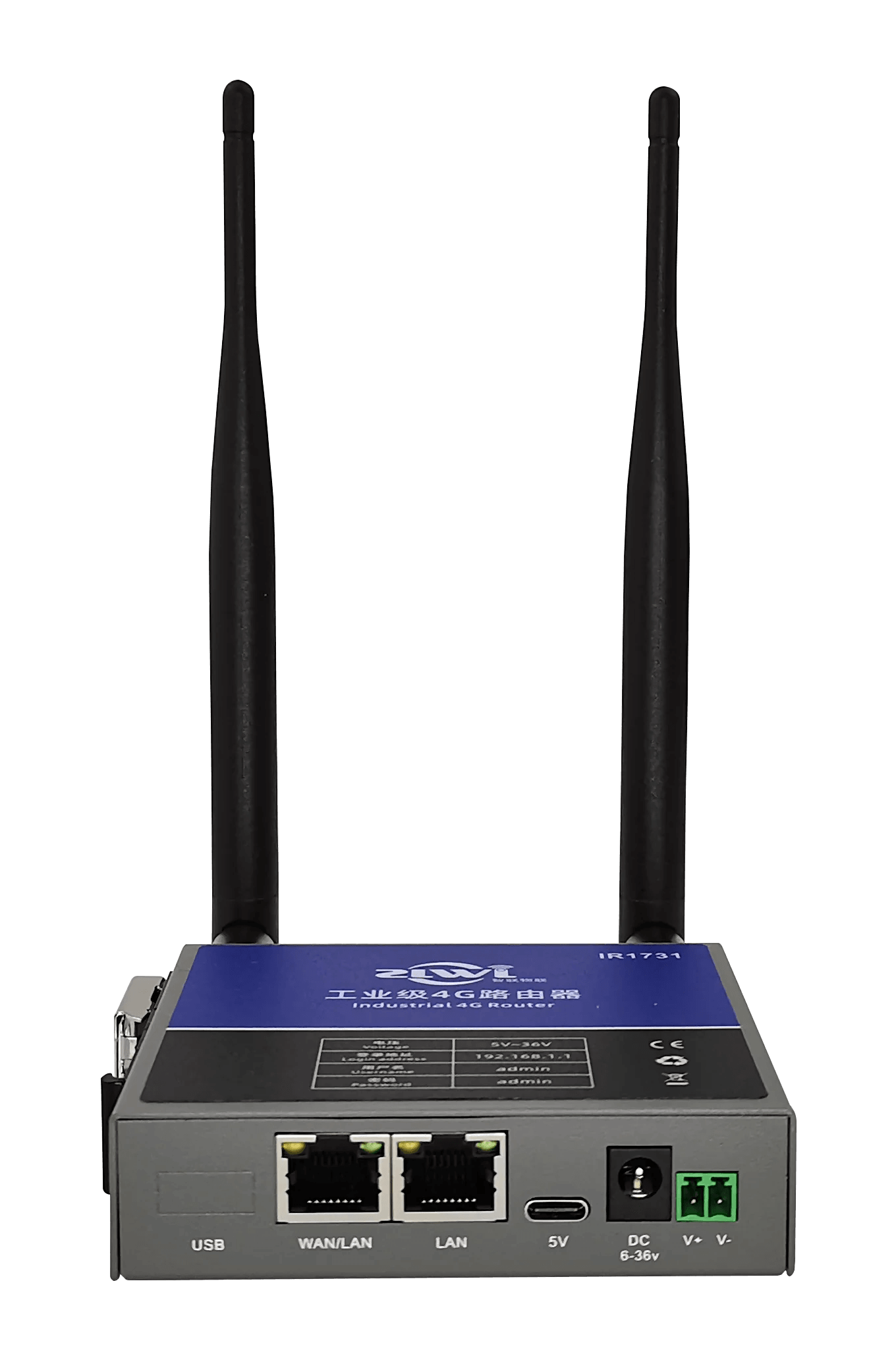 Router Wireless Industrial LTE 4G Chilink IOT IR1000 - Venduqo