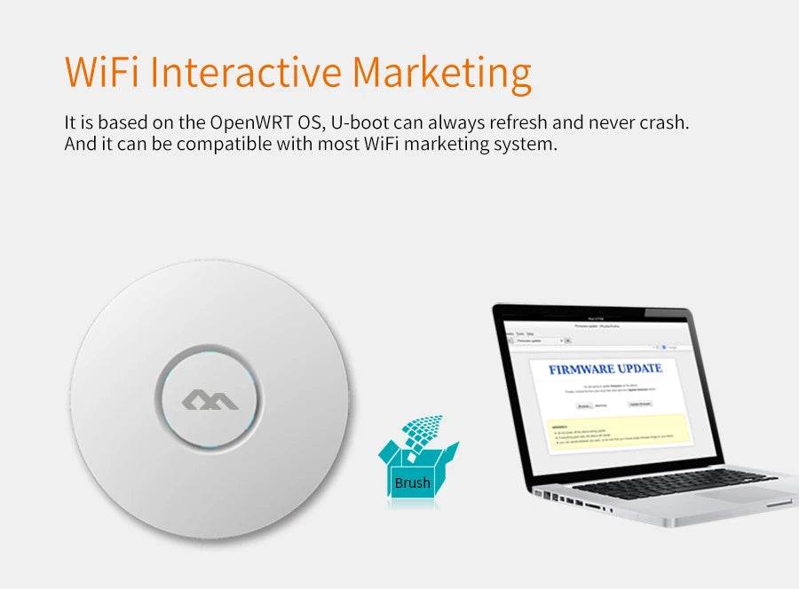 COMFAST CF-E320V2 300Mbps Wireless Ceiling Access Point - Venduqo