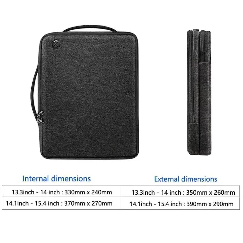 Geantă Laptop 13.3-15.4 inch cu Capacitate Mare, Waterproof și Shockproof - Venduqo