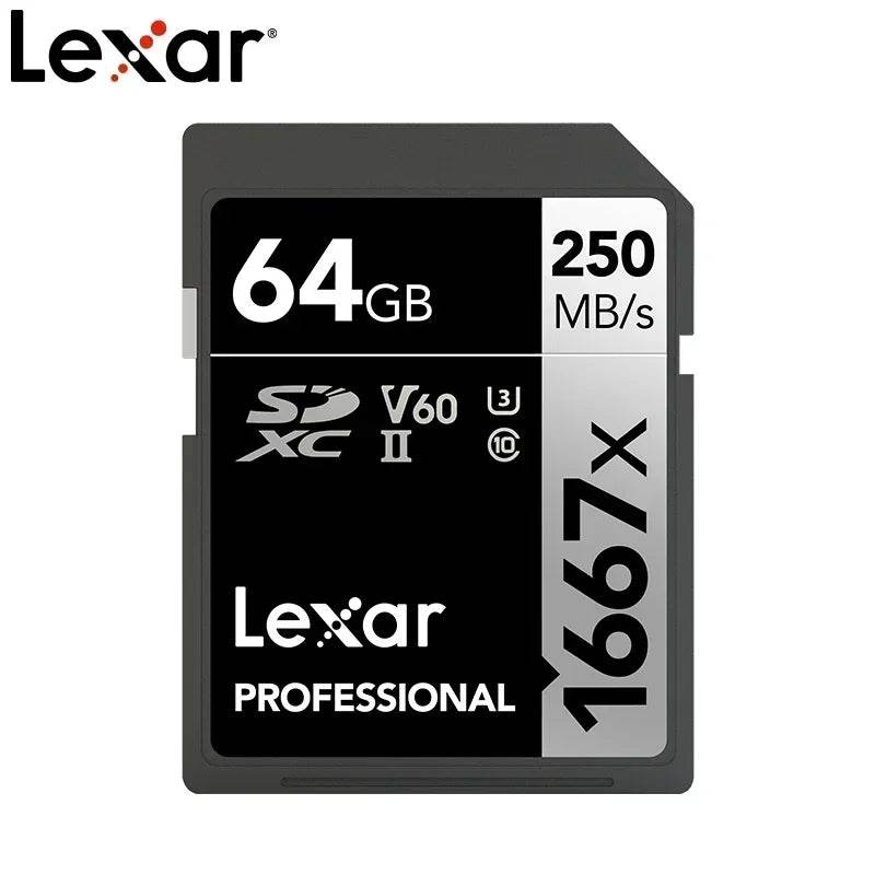 Card de Memorie Lexar SD UHS-II V90 - 32GB/64GB/128GB/256GB/512GB - Venduqo