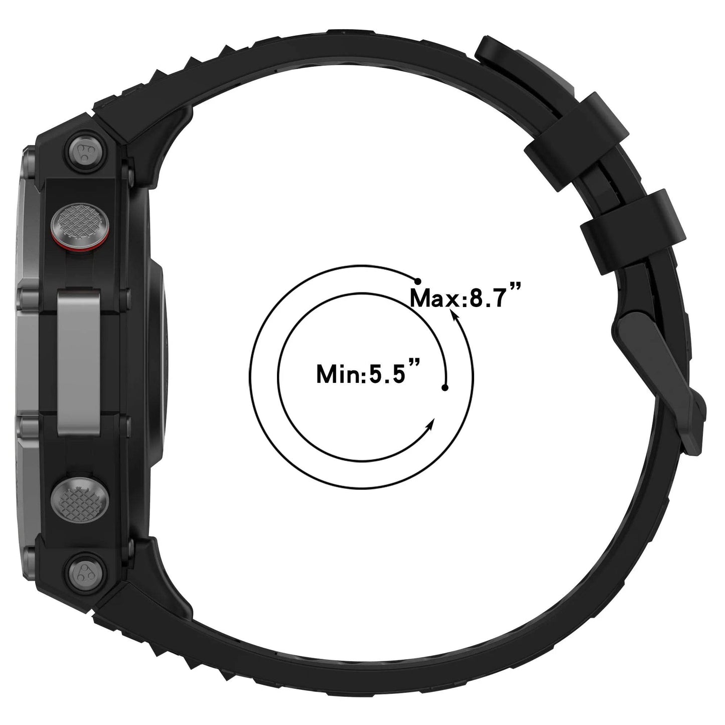 Brățară din Silicon pentru Ceas Smart Huami Amazfit T-REX 3 - Venduqo