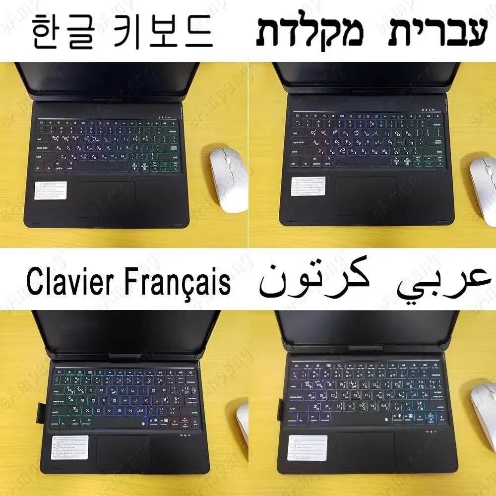 Carcasa cu Tastatură Rotativă pentru iPad 10.2 - 11 - Mini - Venduqo