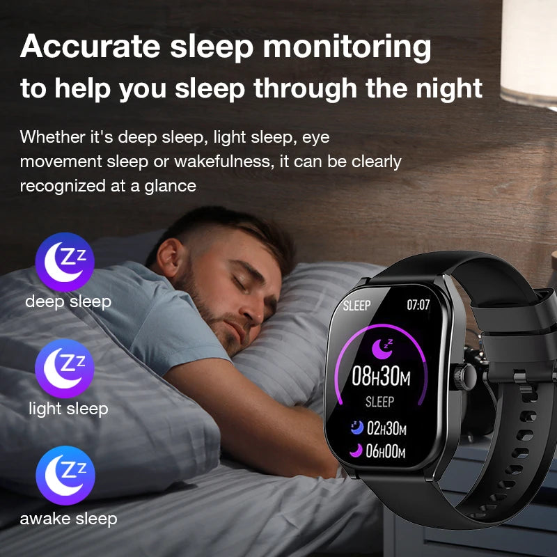 Aolon Smartwatch 2.01" - Waterproof Fitness Tracker